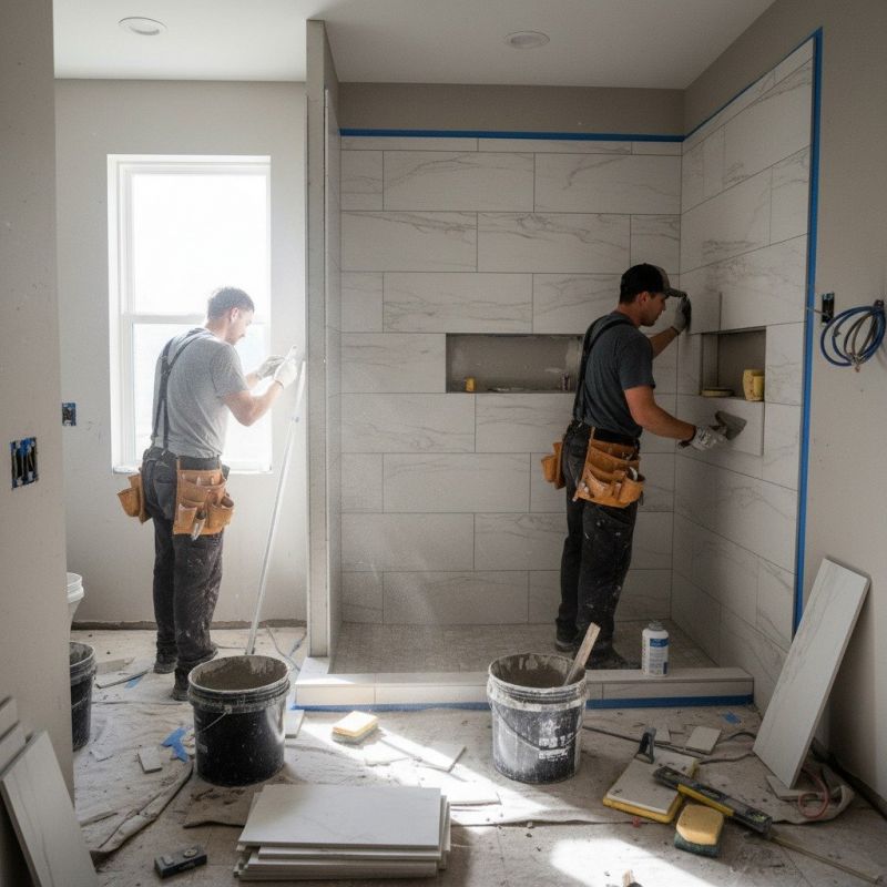 Elderly Shower Installation
